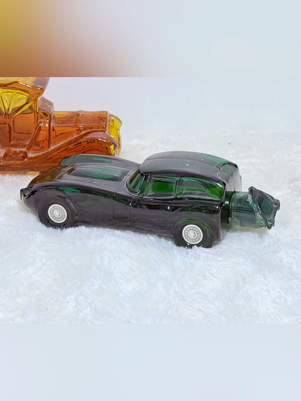 Avon Toy Car Trio — Black, Amber & Green Vehicles Mens After shave